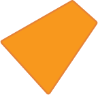 An orange rhombus. 